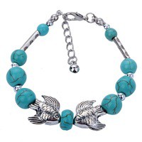 Bracelet bleu turquoise